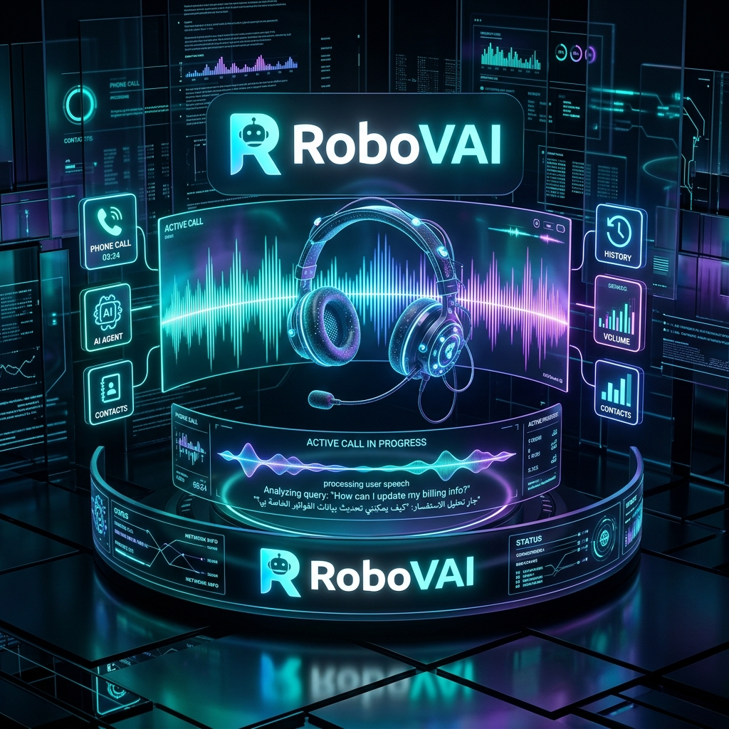 وكيل المكالمات الصوتي الذكي (RoboVAI AI Voice & Calling Agent)