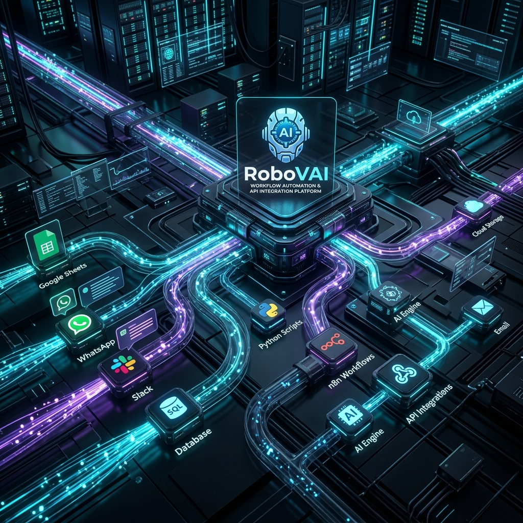 منظومة أتمتة الأعمال وسير العمل (RoboVAI Workflow Automation Hub)